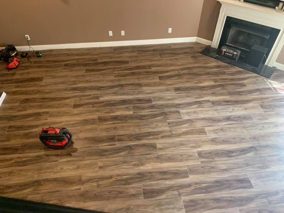 Luxury vinyl plank project 4